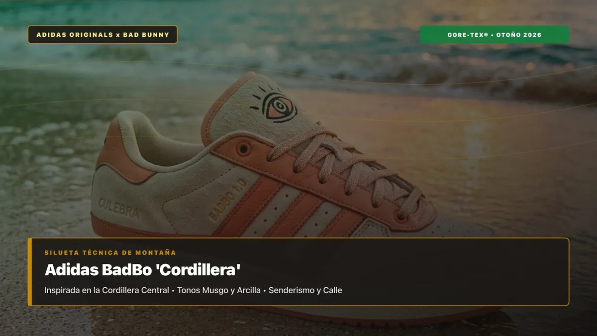 Adidas BadBo 'Cordillera': La Nueva Silueta Otoñal de Bad Bunny Inspirada en la Montaña Puertorriqueña