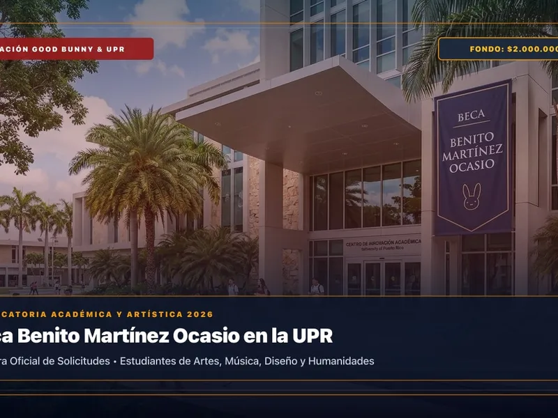 Apertura Oficial: Comienza la Recepción de Solicitudes para la Beca Benito Martínez Ocasio en la UPR