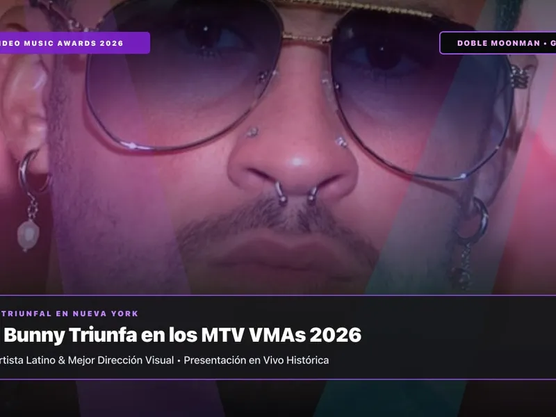 Noche Triunfal en Nueva York: Bad Bunny se Corona en los MTV Video Music Awards 2026 con Doble Galardón