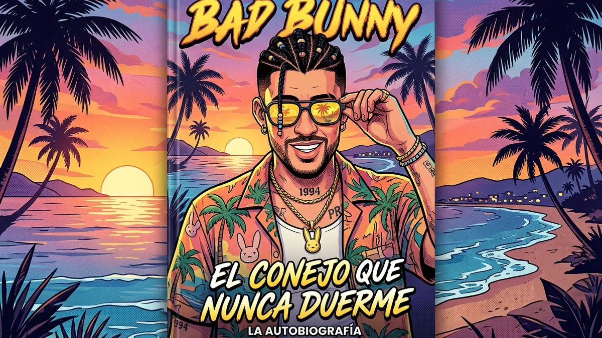 Bad Bunny Sorprende con el Lanzamiento de 'El Conejo que Nunca Duerme', su Primera Novela Gráfica Autobiográfica