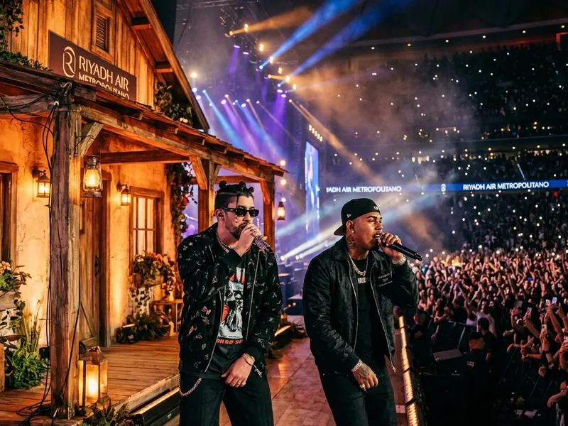 Bad Bunny y Myke Towers en Madrid 2026: Adivino en vivo