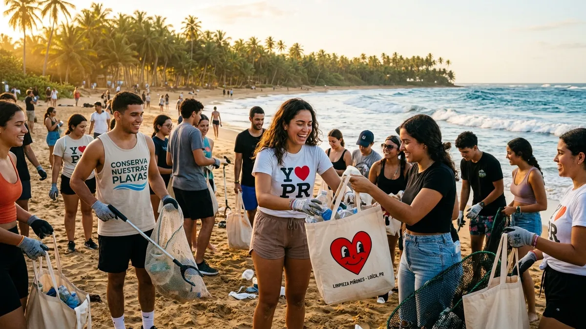 Voluntariado Playa Limpia Bad Bunny: Nace la iniciativa 'Playa Limpia, Alma Alegre' en Piñones