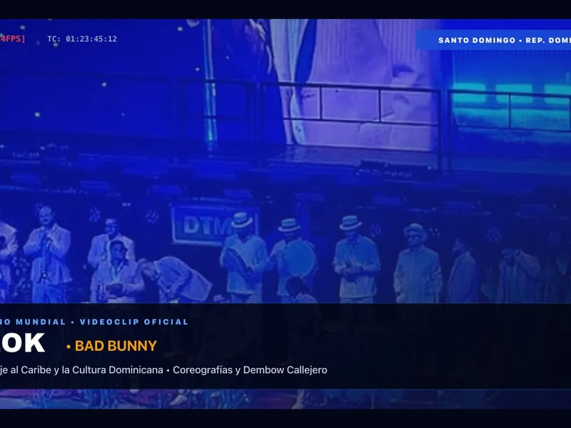 Bad Bunny Conquista el Caribe con el Estreno del Videoclip Oficial de 'KLOK' Rodado en Santo Domingo