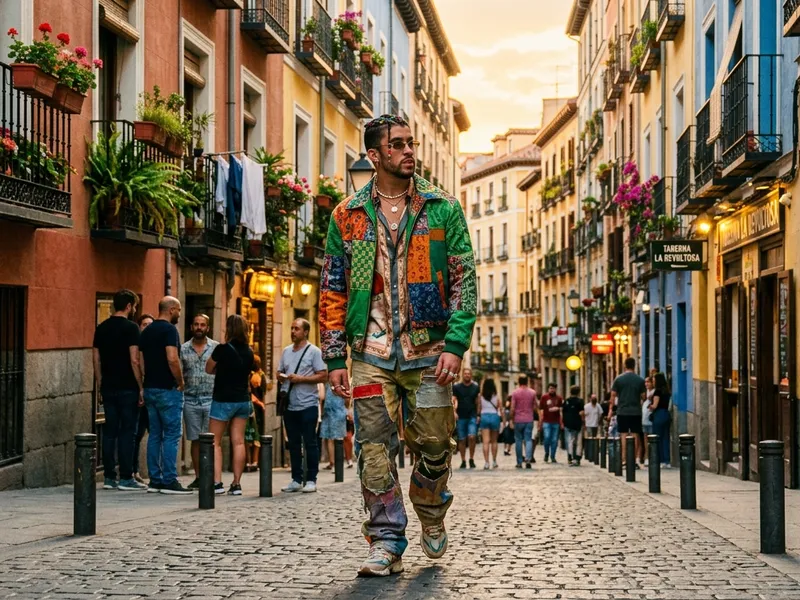 Bad Bunny estrena el videoclip oficial de 'VOY A LLeVARTE PA PR' grabado en Lavapiés